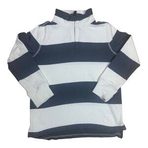 Crewcuts boys Gray and White Striped sweatshirt  Size 6-7